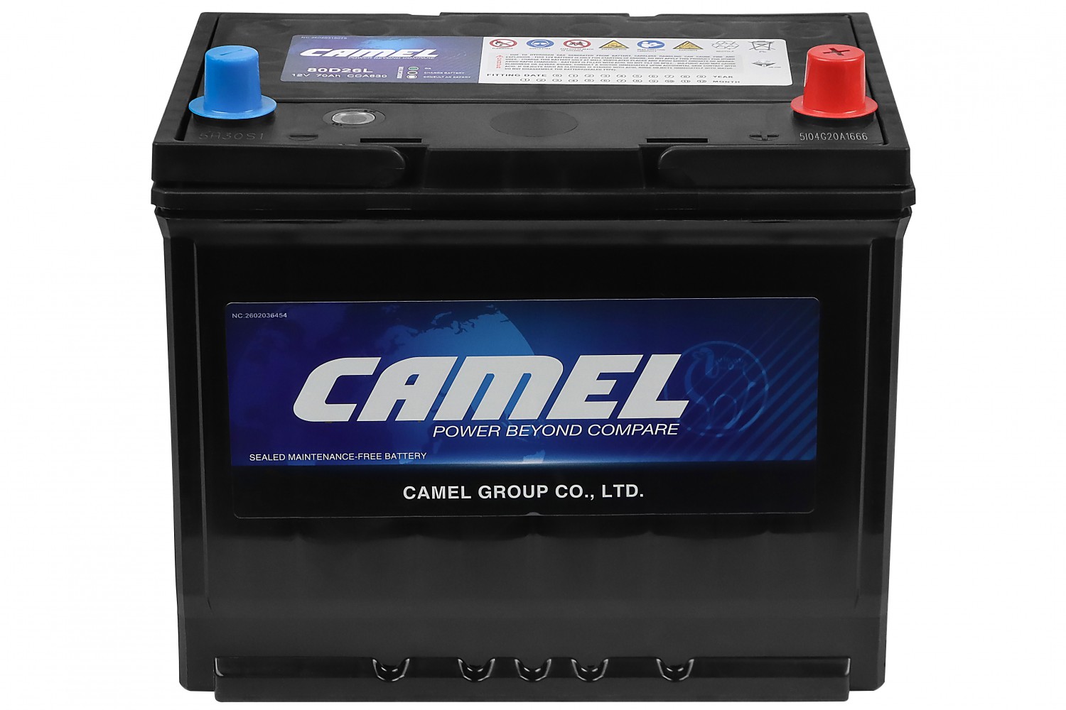 АКУМУЛЯТОРНА БАТАРЕЯ CAMEL НА РІДКОМУ ЕЛЕКТРОЛІТІ ВИКОРИСТОВУЮТЬСЯ ДЛЯ ЗАПУСКУ ПОРШНЕВИХ ДВИГУНІВ 12V 70AH 630A